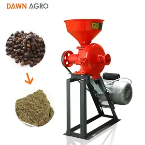 DAWN AGRO-Mini máquina trituradora de polvo de chile, trituradora de hierbas de cúrcuma, maquinaria de molino de harina