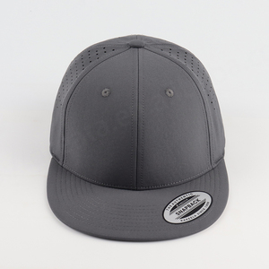 Gorra de 6 Paneles de Alto Rendimiento, Estilo Snapback, Bordado Personalizado con Logotipo de Hoja, Transpirable, Impermeable, Visera Plana - Product Image 2