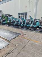 Mini-excavatrice sur chenilles JJ08 avec une force de creusement de 6,5 kN, moteur diesel Koop 192F