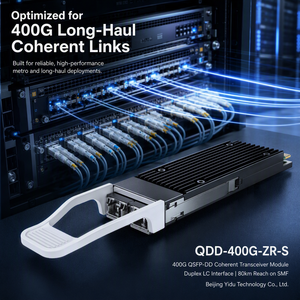 Transceiver <span class=keywords><strong>optique</strong></span> de transport MAN longue portée Ciscos QDD 400G ZR S QSFP DD LC SMF Coherent DCO C Band Tunable, garantie 1 an - Product Image 3