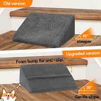 Rampes de sécurité antidérapantes pour chats et petits chiens, pour l'intérieur de la maison, rampes en mousse pour escaliers, coussin en mousse pour animaux de compagnie, cale pour escaliers