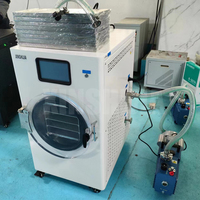 HFD-4 Klein Laboratorium Commerciële Industriële Vleeslyofilisator Mini Home Oogst Recht Vacuüm Voedsel Vriesdroger Voor Australië
