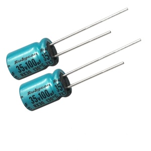 Nuevo Condensador Electrolítico Importado Original Japonés Ruby 35v100uF RX30 de Alta Temperatura 130 Grados - Product Image 1
