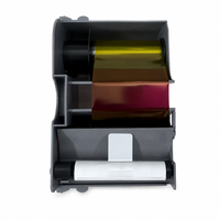 Ruban de transfert thermique compatible YMCKO 045000, 250 images pour imprimante de cartes d'identité DTC1000 DTC1250e