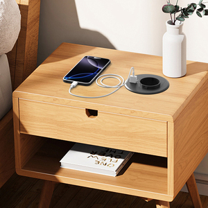 Mini Desktop Grommet Energia Flush-Mount Mesa Conferência Soquete Build-In 1 Ac Eu Outlet 2 Porta <span class=keywords><strong>Usb</strong></span> 4.92 Ft Cabo de Alimentação de Extensão - Product Image 2