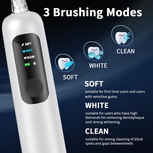 अनुकूलित ipx7 वाटरप्रूफ यात्रा स्मार्ट स्व सफाई रिचार्जेबल सोनिक इलेक्ट्रिक टूथब्रश सिर के साथ रिचार्जेबल सोनिक इलेक्ट्रिक टूथब्रश - Product Image 2