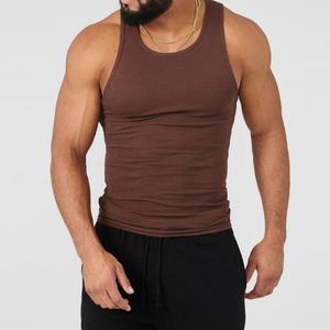 เสื้อกล้ามออกกำลังกายผู้ชายแบบขายส่ง สวมใส่สบายมาก เสื้อกล้ามออกกำลังกาย เสื้อกล้ามกีฬาสำหรับผู้ชาย - Product Image 4
