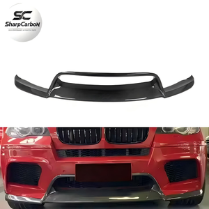 Spoiler de pare-chocs avant en fibre de carbone <span class=keywords><strong>JC</strong></span> Carbon Fiber X5 X6 pour BMW E71 X6M E70 X5M 08-14 - Product Image 1