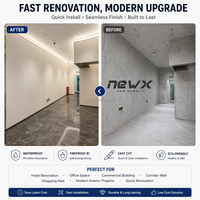 Panel de Pared de PVC 4x8, Paneles de Pared Impermeables Resistentes a Impactos, Revestimiento de Pared Decorativo Interior, Paneles y Tableros de Revestimiento de Pared