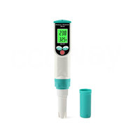 Compteur d'hydrogène de type stylo étanche Qualité de l'eau Compteur d'hydrogène dissous numérique ph mètre