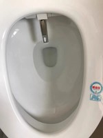 Couvercle de siège de toilette intelligent, toilette carrée à fonctionnement automatique, chasse d'eau poreuse super tourbillonnante, toilette intelligente monobloc