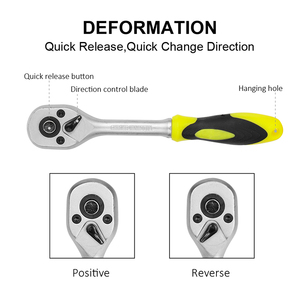 Tác Động Cờ Lê Công Cụ Mở Rộng Bộ Ratchet Bit <span class=keywords><strong>Mastercraft</strong></span> 14 Nhỏ Màu Đen Ổ Cắm Bộ Nut Set 26 PCS SET 14 Ổ Cắm để 14 Bit Điều Khiển - Product Image 6
