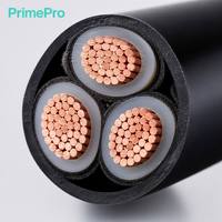 Cable de Alimentación de Cobre Ignífugo PrimePro ZR-YJV 0.6/1kV, 99.99% de Alta Pureza, Aislamiento XLPE, 3 Núcleos 3*150mm IEC para