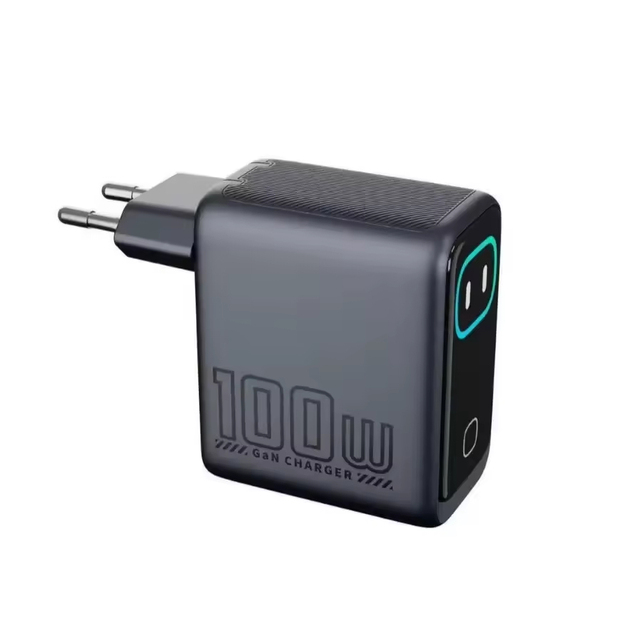 100W GaN Charger 3 Port Usb C Pd 3.1 Pps Fast Charging Power Adapter For Macbook Laptop Iphone 17 16 15 Pro Max Tablet