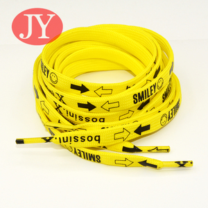 Tùy Chỉnh Dây Giày Đầy Màu Sắc Dây Giày Biểu Tượng Tùy Chỉnh Màu Đen In Dây Giày Tùy Chỉnh Sneaker Laces In Logo Dây Giày - Product Image 1