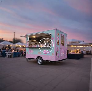 Remorque à pizza mobile, Vitrine de concession, Commerce de rue, Camion de restauration pour tacos, burgers, BBQ, pâtisseries, Chariot à hot-dogs - Product Image 6