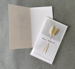 In ấn New Arrival <span class=keywords><strong>2025</strong></span> giáng sinh thẻ lễ hội Nguồn cung cấp có thể ghi khô hoa thiệp chúc mừng Cảm ơn bạn thẻ - Product Image 5