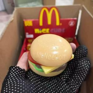 Juguete Antiestrés Novedoso de Hamburguesa Apilable, de Plástico Ecológico, para Aliviar el Estrés, Estilo Mini McDonald's, para <span class=keywords><strong>Oficina</strong></span> - Product Image 2