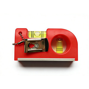 Mini Nivel con Cadena, Llavero Magnético de Aluminio de 1 1/2 Pulgadas para Uso en Bricolaje - Product Image 1