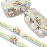 Autocollants adhésifs de qualité alimentaire pour pâtisserie, scellage de boîtes à desserts, logo personnalisé, impression numérique, estampage à chaud, effet convexe