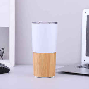 Suministro Directo del Fabricante: Taza de Acero Inoxidable de 20 oz con Aislamiento al Vacío de Doble Capa, Antiderrames, Ecológica, con Tapa y Asa para Coche - Product Image 1