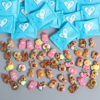 Figurine en résine 3D Kawaii lumineuse personnalisée, ensemble animaux marins, mini-sachet surprise, jouets de créateur, boîte mystère anime, vente en gros