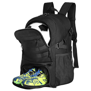 Grand sac à dos de football pour jeunes sacs de sport pour le basket-<span class=keywords><strong>ball</strong></span>, le <span class=keywords><strong>volley</strong></span>-<span class=keywords><strong>ball</strong></span> et le football compartiment séparé pour chaussures et balles - Product Image 1