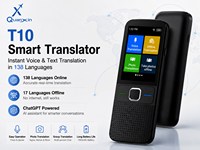 Dispositif de traduction intelligent T10, correction vocale instantanée du texte en 138 langues, traduction hors ligne 14+, écran IPS, WiFi pour les entreprises