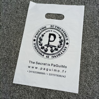 Sac fourre-tout en PEHD personnalisé poignée de sacs en plastique monocouche offre spéciale sac à provisions réutilisable en plastique Pe imprimé biodégradable avec logos