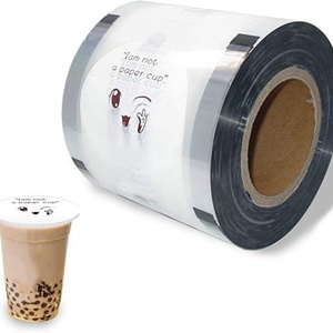 In Stock High Quality Sealing Membrane Waterproof <b>Bubble</b> Tea Cup Sealing Film Cpp/pet Plastic Stretch <b>Roll</b> Film - Product Image 2