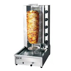 Machine De Chawarma Gas Kip Seekh Donner Kebab Set Shoarma Making Machine Gaz Prijs Motor Rotisserie Sharwama Broodrooster Oven