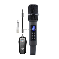 TNH D900 Tragbares Kabelloses Mikrofon mit Ladefunktion für Gesang, Live-Streaming, Soundkarte, Bühnen-Professionelles Reverb, Ein-zu-Zwei-Mikrofon-System