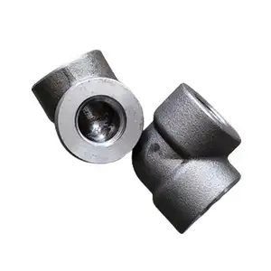 Factory wholesale B16.11 1/2"-24" inch high pressure carbon steel/alloy steel socket welded forged stainless steel pipe fittings