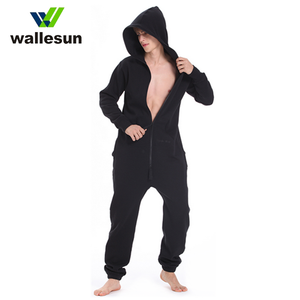 Costume da festa per <span class=keywords><strong>uomo</strong></span> in micropile Union tutina per adulti con cappuccio un pezzo pigiama 2 tasche tuta con 2 cerniere - Product Image 6