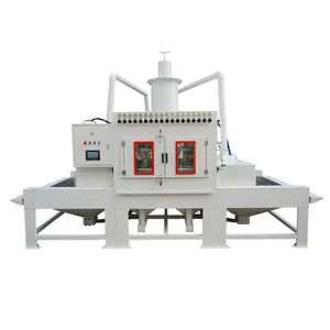 Roller Conveyor Automatic Sand Blasting Machine For Steel Beam