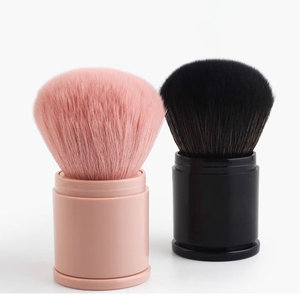 2025 Chuyên Nghiệp Lông Mềm Màu Đen Du Lịch Di Động Make Up Bàn Chải Tùy Chỉnh Kích Thước Màu Có Thể Thu Vào Trang Điểm Bàn Chải - Product Image 1