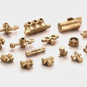 บริการเครื่องซีเอ็นซีชิ้นส่วนเจาะทองแดงและทองเหลืองสำหรับชิ้นส่วนปลอมแปลงแบริ่งทรงกระบอก - Product Image 1