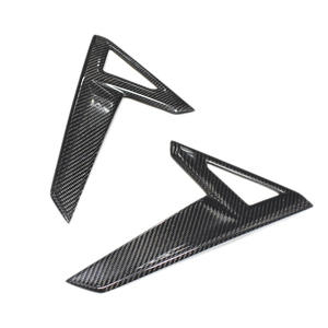 Deflector <span class=keywords><strong>de</strong></span> <span class=keywords><strong>Viento</strong></span> Lateral <span class=keywords><strong>de</strong></span> Fibra <span class=keywords><strong>de</strong></span> Carbono Real <span class=keywords><strong>de</strong></span> Alto Rendimiento 2014-2019, Decoración Exterior para Automóviles, Adornos para Tesla Model S - Product Image 2