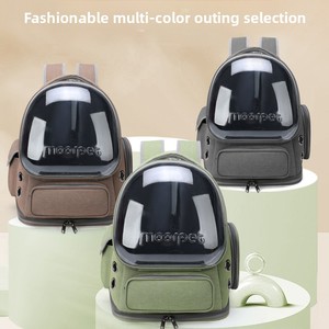 OEM ODM tas perjalanan ransel hewan peliharaan kucing ramah lingkungan portabel bersirkulasi transparan luar ruangan - Product Image 4