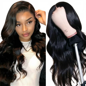 Perruques longues et bouclées ondulées noires africaines en dentelle HD pour femmes, styles brésiliens et vietnamiens, vente en gros d'usine pour femmes noires – Offre Spéciale - Product Image 5