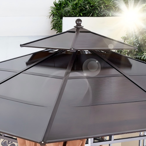 ศาลาสวนกลางแจ้งศาลาสำหรับลานบ้านที่พักฝนที่กำบังโครงไม้ระแนงองุ่นสวนหลังบ้านวิลล่าระเบียงหลังคาบังแดด - Product Image 6