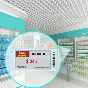 Low Power Sunlight Readable E-<b>Paper</b> Hospital Sign, Reduce Patient Confusion Wireless Update Pharmacy Label Iot Smart Medical - Product Image 1