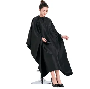 US Best Seller Hairdressing Hair Cut Cutting Cape Cloth Waterproof Salon Barbers Gown with Armhole Design, Customized Salon Cape