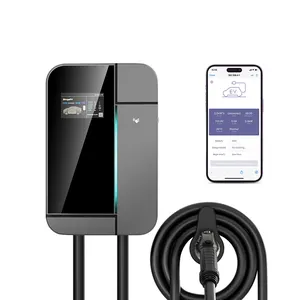Factory Wholesale 7kw 11KW 22KW EV Car Charger Wall Mounted Home Charging Station Type 2 With CE Certificate OCPP APP