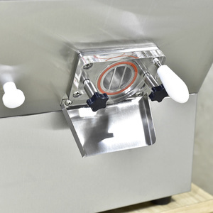 Banco superior de acero inoxidable para el hogar, congelador continuo/fabricante de helados de fruta fresca dura con compresor incorporado - Product Image 3