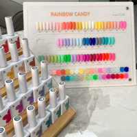 ZRKGEL Kit de vernis gel néon 35 couleurs en gros, collection d'été pour le nail art, pour les distributeurs de produits de beauté, avec gel UV sans TPO ni HEMA