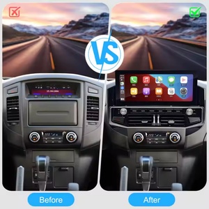 NaviHua Android 12.3 Inch Upgrade for Mitsubishi Pajero 2008-2020 Car Radio GPS Navigation <b>Stereo</b> Head Unit Car Audio - Product Image 4
