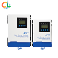 Contrôleur de charge solaire MPPT le plus vendu 120 A 60 A Auto 12V 24V 36V 48V 96V Efficacité 97% LCD RS485 pour système solaire 12V-96V