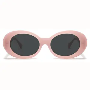 2024 Fashion Hot Sale Customized Logo Oversize Polarized Outdoor Shades Acetate Frame Women Sunglasses UV400