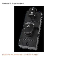 Interrupteur de lève-vitre électrique côté passager Nissan Teana Sylphy 25411-3TA1A 25411-1KA5A avec bouton de verrouillage de porte